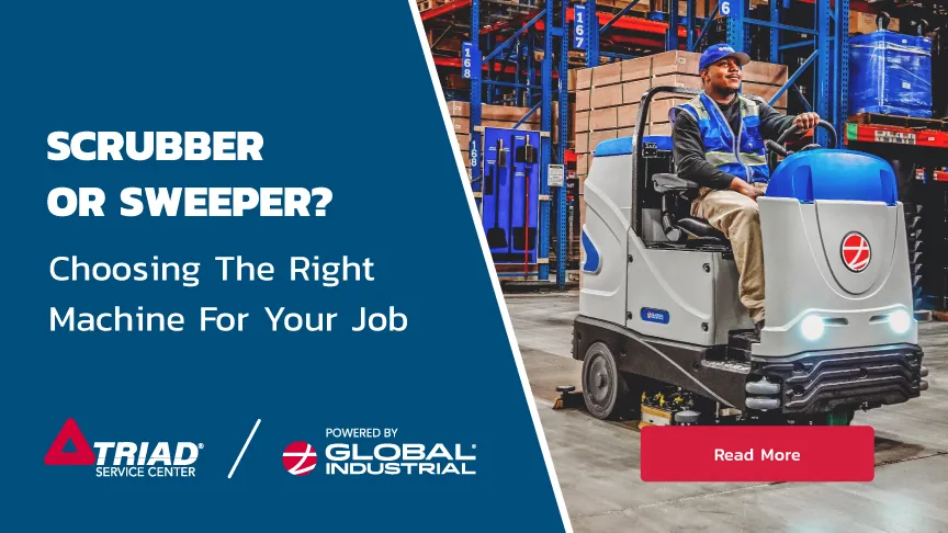 Scrubber or Sweeper? Choosing the Right Machine For Your Next Job