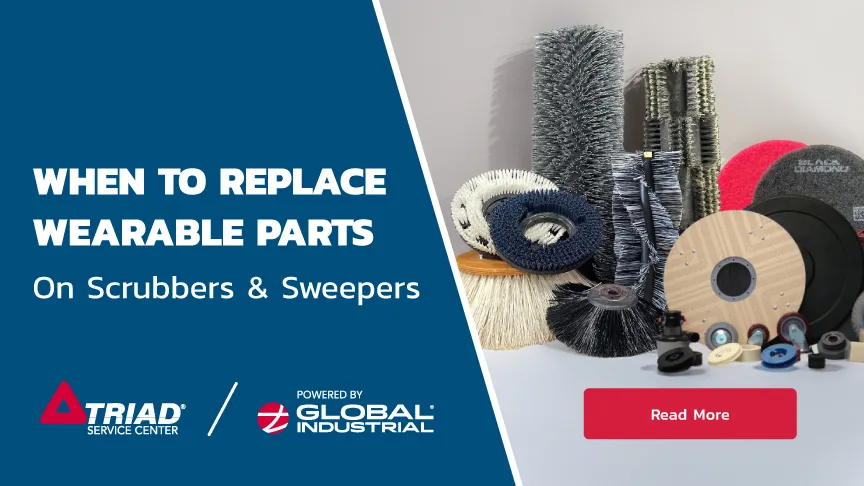 When to Replace Wearable Parts on Floor Scrubbers and Sweepers