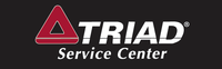 Triad Service Center Logo Black