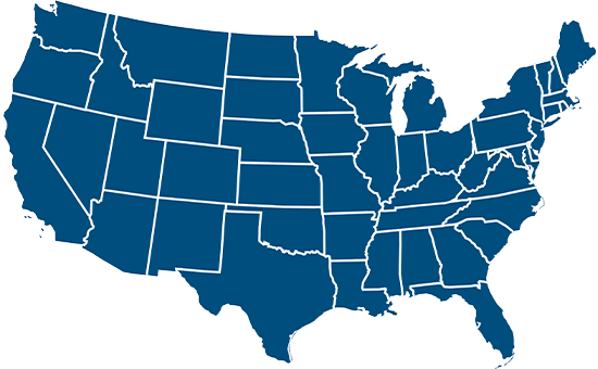 Triad Service Part Shipping Map
